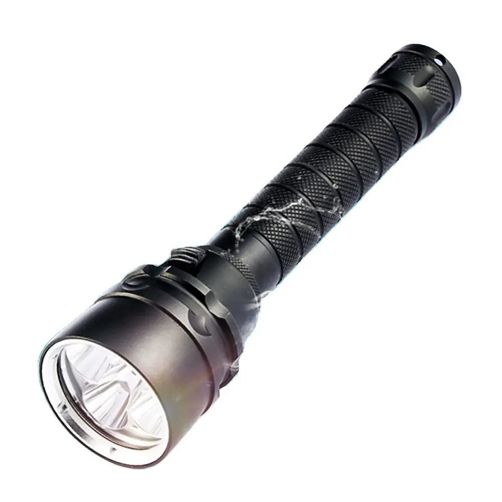LED 다이빙 토치 5000LM 5pcs XM L2 알루미늄 수중 손전등 다이빙 라이트 강력한 야간 스피어 낚시 방수 손전등
