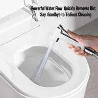 Robinet de bidet chromé avec cartouche en céramique et fixation monotrou sur le plan pour la rénovation de salles de bain résidentielles