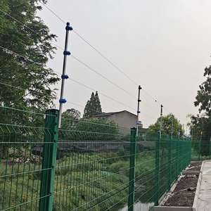 Sistema de Cerca Eléctrica de Pulso de Alto Voltaje para Patio Moderno, Seguridad Perimetral Mejorada y Protección de la Propiedad - Product Image 3