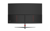 Moniteur PC LCD incurvé de 23.8 pouces avec taux de rafraîchissement de 75Hz et interface DP de résolution FHD pour ordinateur de bureau