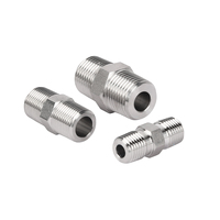 ABOTECH 3/4 filetage mâle en acier inoxydable droit sanitaire coupleur rapide haute pression fil passage raccords de tuyauterie d'entrée