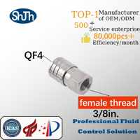 Swagelok Tipe 304 316SS Sambungan Cepat Tekanan Tinggi Union Connector Inter Screw NPT Female Coupling ASME EN Smooth