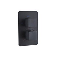 Système de douche encastré complet, mitigeur mural dissimulé, douche pluie thermostatique intégrée pour salle de bain