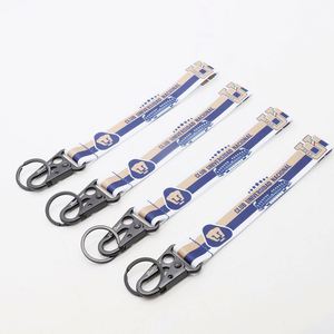Custom Printed Short Wrist Keychain <b>Lanyards</b> Personalized Durable <b>Polyester</b> <b>Lanyard</b> for Football Fan Communities - Product Image 1