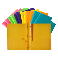 Offre Spéciale – Classeur A4 en PP avec Clip, Dossier Robuste à 2 Pochettes et 3 Griffes, Organisateur de Documents en Plastique, Logo Personnalisé, pour Bureau et École