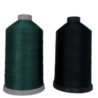Fil à coudre en polyester 100% 420D/3, haute ténacité, teinté, couleur personnalisée, OEM