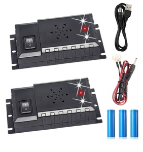 2025 mới trong nhà rodent <span class=keywords><strong>Repeller</strong></span> với ánh sáng nhấp nháy & 3 phương pháp cung cấp điện, siêu âm chuột không thấm cho ngoài trời dưới mui xe - Product Image 1