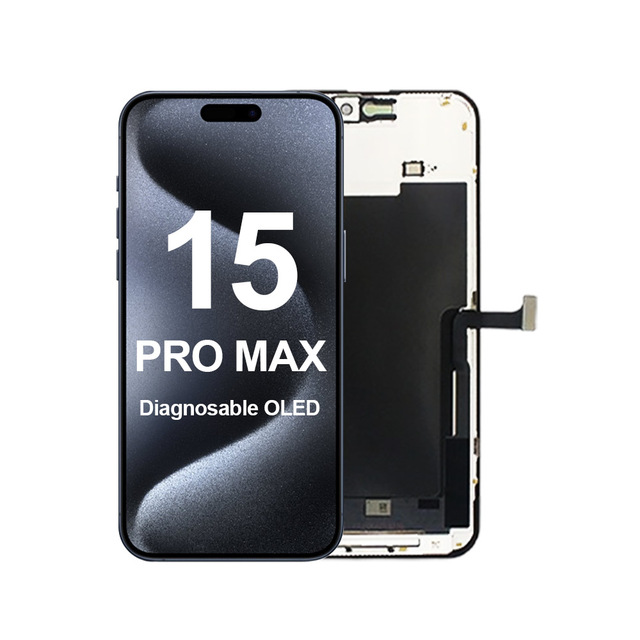 Faruix 120hz Soft OLED Screen for 15 ProMax New Tech Diagnosable High Refresh Rate Soft OLED Ecran Display for iPhone 15 Pro Max