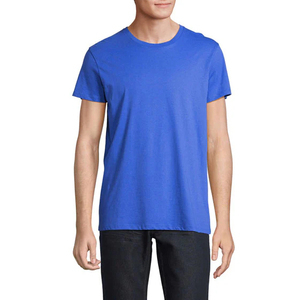 Muestra Gratuita de Camisetas Personalizadas de Manga Corta para Hombre, con Cuello Estampado, de Poliéster/Algodón, Transpirables, de Secado Rápido, con Diseño 3D Serigrafiado - Product Image 1