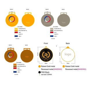 Kostenlose Musterdesign-Medaillen nach Maß für Taekwondo, Badminton, Basketball, Marathon, 3D-Auszeichnung, Sport-Medaillen aus Metall, Messing, Zinklegierung - Product Image 5