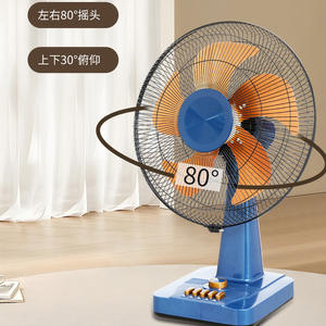 Ventilador de Mesa Diamond de 16 Pulgadas, Tres Velocidades Ajustables, Eléctrico, con Modo de Reposo, para Dormitorio Estudiantil - Product Image 3