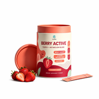 Poudre de mélange amincissant à marque privée avec berbérine et yerba mate, 30 bâtonnets – Stimule le métabolisme et l'énergie, favorise la santé intestinale – ODM/OEM