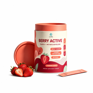 Poudre de mélange amincissant à marque privée avec berbérine et yerba <span class=keywords><strong>mate</strong></span>, 30 bâtonnets – Stimule le métabolisme et l'énergie, favorise la santé intestinale – ODM/OEM - Product Image 1