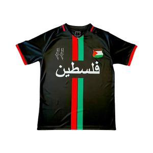 <span class=keywords><strong>Maillot</strong></span> de football personnalisé en impression 3D <span class=keywords><strong>rose</strong></span> Free Palestine été automne en denim à séchage rapide et respirant Palestine FC Algérie Maroc - Product Image 5