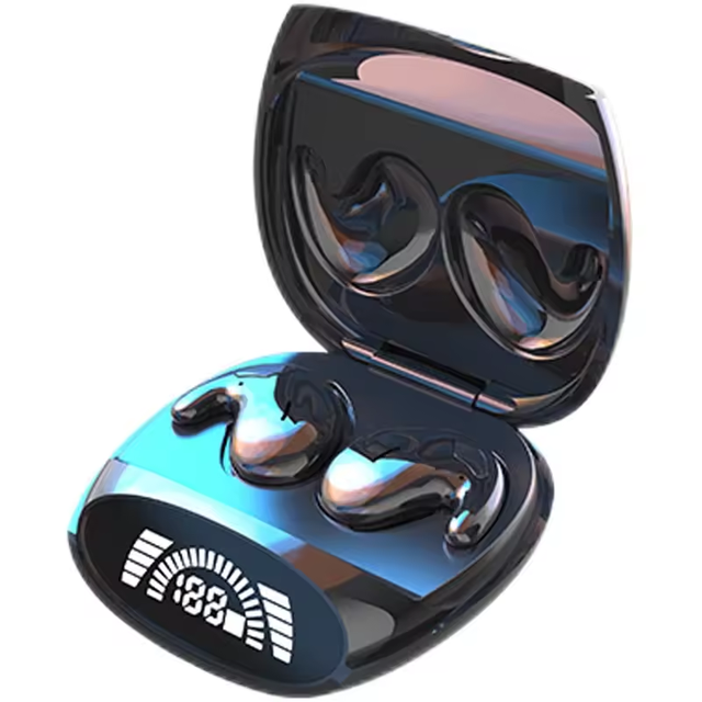 Mini MD528 TWS Wireless Earbuds Invisible Sleep BT Hidden Earphones LED Battery JL Waterproof Noise Cancelling Sports Headphones