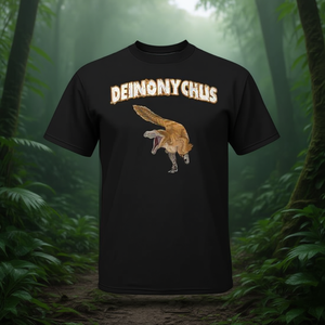 T-shirt dinosaure Deinonychus pour les fans de paléontologie - Product Image 3