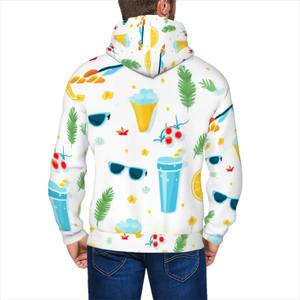 Sudadera con capucha con cremallera y etiqueta personalizada para hombre con imagen XS, diseño de pantalla de bordado 3D antiarrugas, toalla lavada con enzimas, técnicas de apliques de bordado - Product Image 4