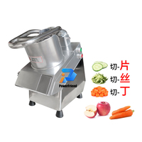 Máquina Automática para Cortar y Picar Verduras, Cortadora de Patatas, Pepinos y Zanahorias con Motor para Cortar Frutas