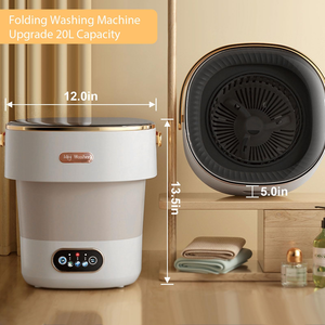 Mini Lave-linge Électrique Portable pour la Maison, Petite Machine à Laver les Vêtements de Bébé avec Panier d'Essorage - Product Image 3