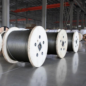 Câble <span class=keywords><strong>en</strong></span> acier galvanisé 4V*39S-5FC pour plateformes suspendues de machines de construction, galvanisé brillant - Product Image 5