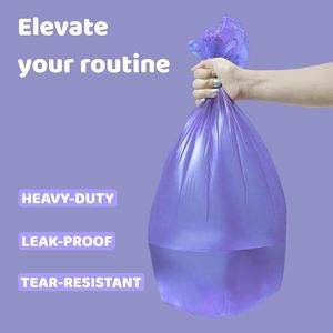 ถุงขยะแบบแบน HDPE ถุงขยะแบบใช้แล้วทิ้ง สำหรับใช้ในครัวเรือนและเชิงพาณิชย์ - Product Image 2