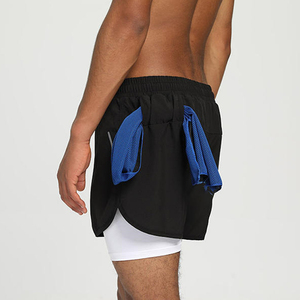 Pantalones Cortos Deportivos de Alta Calidad para Hombre, Antiarrugas, de Felpa Francesa, Básicos, para Calentamiento, Estilo Urbano, Ecológicos, de Algodón, para Gimnasio y Uso Casual - Product Image 2
