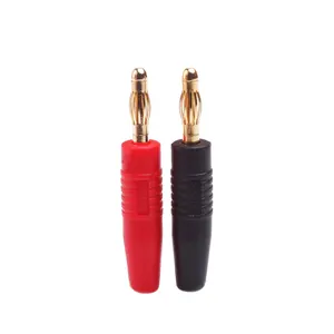Amass Female Male 4mm Gold Plated Bullet Banana Connector Plug for RC battery