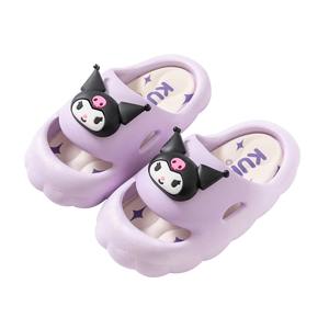 Sepatu Pantai Anak Kuromi Cinnamoroll Musim Panas, Lucu, Kartun, Anti Selip, Sol Lembut, Sandal Rumah & Luar Ruangan (Grosir) - Product Image 4