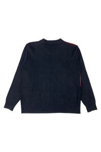 Pull personnalisé chaud tricoté et crocheté avec des lignes tendance rétro pour les saisons printemps et hiver 100% polyester - Product Image 3