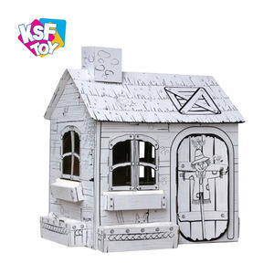 Giocattolo Educativo Divertente per Dipingere Graffiti, Casa Colorata 3D in EVA Fai-da-Te per Bambini - Product Image 3