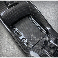 Panneau de base de console centrale en fibre de carbone véritable pour Ferrari 812 Superfast GTS, kit d'intérieur pour Ferrari 812