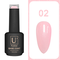 Professionnel En Gros Shimmer Caoutchouc Nail Base Coat Gel Vernis À Ongles Uv Vernis Hybride Manucure Caoutchouc Base Coat