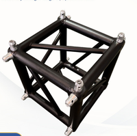 Conector de Truss de Aluminio Anodizado de 6 Caras, Cubo de Unión de 6 Vías con Capacidad de Carga para Montaje de Truss de Iluminación en Exposiciones y Conciertos