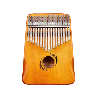 Новинка, дешевое Деревянное пианино kalimba с 17 клавишами, музыкальный инструмент