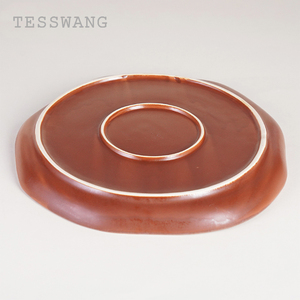 Assiette de service d'hôtel de style simple et moderne, <span class=keywords><strong>design</strong></span> en céramique occidentale pour le camping - Product Image 4