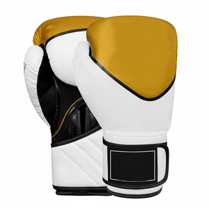 Gants de kickboxing de haute qualité 12oz en cuir imprimé imperméable pour la formation de gymnastique des enfants diverses couleurs d'usine pour le sport - Product Image 1