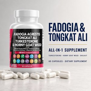 ENERGY OEM/ODM Private Label Tongkat Ali Extrakt Kapseln 60 Stück Natürlich für Erwachsene Nicht für Schwangere - Product Image 1