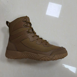 DSF604 Brown Leather Outdoor Hiking <b>Boots</b> <b>Waterproof</b> Zipper Side All Seasons <b>Men</b> Tactical <b>Boot</b> - Product Image 4