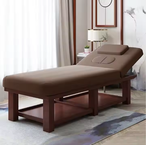 Mesa de Belleza Moderna al por Mayor, Muebles de Salón de Lujo, Cama de Masaje de Madera para Cuidado Corporal, Facial, de Pestañas y Spa - Product Image 3