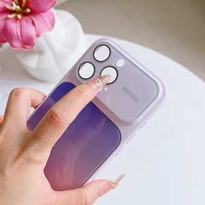เคสโทรศัพท์มือถือแฟชั่นสีนีออนแบบกระจกสำหรับ <span class=keywords><strong>iPhone</strong></span> 17 16 15 Pro <span class=keywords><strong>Max</strong></span> ป้องกันกล้อง ปุ่ม AI  ด้านหลังแบบด้านนุ่ม - Product Image 4