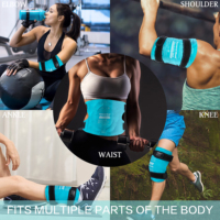 Packs de glace pour soulager la douleur au genou CE ISO Soulagement réutilisable Manchon de compression froide Gel Pack Manchons de glace pour le genou Enveloppement