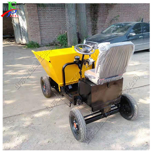 Bouw Dump <span class=keywords><strong>Truck</strong></span> Feed Mest Removal Vrachtwagens In Boerderijen Vier-Wiel Elektrische As Winkelwagen - Product Image 6