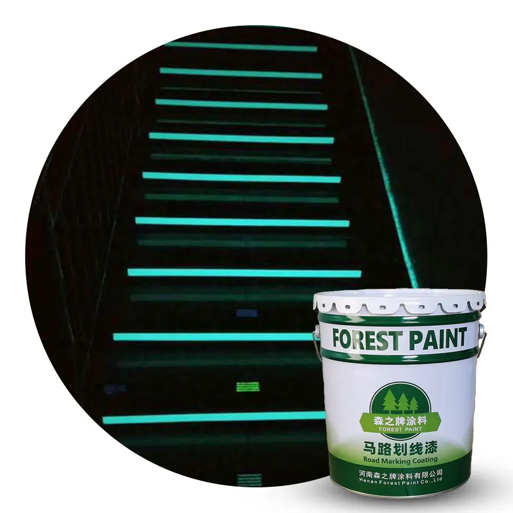 high bright colors water based Glow In The Dark Street Road marking marker paint Luminous