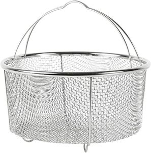 Cesta de acero inoxidable multifuncional para freír, colar y escurrir en la cocina - Product Image 6