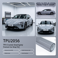 Film de protection automobile TPU Crystal Shard Grey Gloss, épaisseur 7,5 MIL, garantie 5 ans, protection complète de la voiture, anti-rayures, vente en gros, rouleau PPF