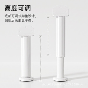 Patas ajustables de metal para gabinetes, aumento de altura de 8-12 cm, para soporte de TV, sofá, muebles, diseño minimalista, fácil instalación - Product Image 2
