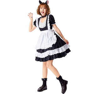 Nuevo Vestido de <span class=keywords><strong>Cosplay</strong></span> de <span class=keywords><strong>Anime</strong></span> para Mujer, Uniforme de Sirvienta, Vestido Largo con Delantal Blanco y Negro, Estilo Lolita, Gran Venta 2026 <span class=keywords><strong>2022</strong></span> - Product Image 2