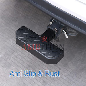AMBITION Marchepied de remorquage antidérapant et antirouille, protection de pare-chocs pour récepteur de 2 pouces, longueur 11,8 pouces, capacité 500 LBS, pour attelage de <span class=keywords><strong>remorque</strong></span> et accessoires - Product Image 4