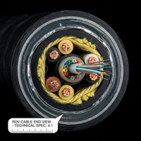 Cable de conexión para ROV de flotabilidad neutra PrimePro |   Para Enlace Híbrido Submarino Reforzado |   Robot Submarino con Fibra Óptica para Señalización de Energía IP68