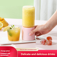 Licuadora Portátil Inalámbrica, Mini Vaso Mezclador Eléctrico, Máquina Automática para Hacer Jugos de Frutas Frescas para Uso Doméstico